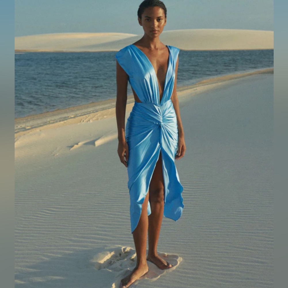 Baobab Collection Blue Midi Dress